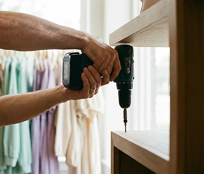 Byggnation och montering av butiksinredning